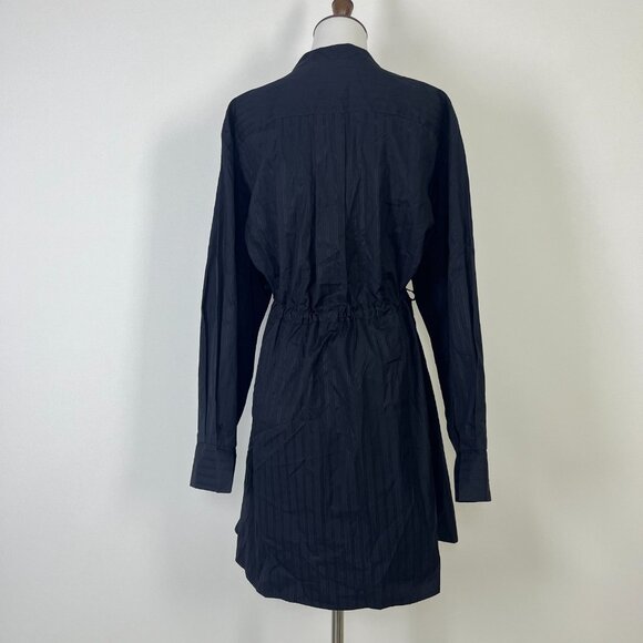 NWOT SEE BY CHLOÉ Long Sleeve Mini Shirt Dress Black Size 38 - Picture 7 of 12